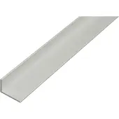 Alberts Cornière en aluminium anodisé argent 60x25x2 mm, 2 m