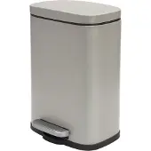 Spirella Récipient cosmétique , 5 litres, en acier inoxydable, modèle "Akira", pour salle de bain