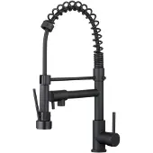 EsseBagno Big Pro mitigeur évier à douchette mobile full black