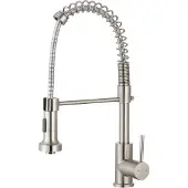 EsseBagno Plimo mitigeur évier à douchette mobile façon inox