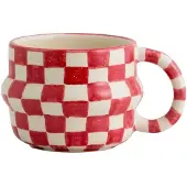 Nordal Ensemble de 4 mugs Ysia rouge/ivoire