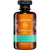 Apivita Gel Douche Rafraîchissant Figue aux Huiles Essentielles 250 ml