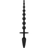 EasyToys Online Only - plug anal 2 en 1 - silicone noir