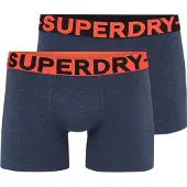 Superdry M3110453b Boxers 2 Units Bleu L Homme