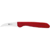 Zwilling J.A. Henckels - Éplucheur (rouge, lame courbée)