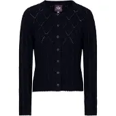 Spieth & Wensky Cardigan 'Funkie' bleu nuit