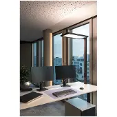 SLV Lampe de bureau LED Worklight 120 cm noir