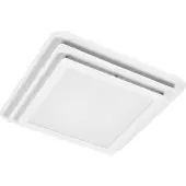 Ledvance ORBIS SPIRAL LAYER CL LED plafonnier, blanc, 24W, 3000lm, 45x45cm, distribution lumineuse très homogène, lumière directe & indirecte, module LED intégré, longue durée de vie, 3000K