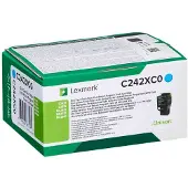 Lexmark C242XC0 - Cyan - Toner - Très grande capacité