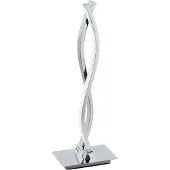 Eglo 96105 Lasana 2 LED Lampe de table 46cm 1500lm Chrome Blanc