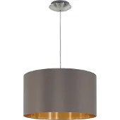 Eglo Lampe à suspension Maserlo Cappuccino avec de l'or