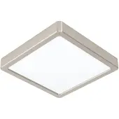 Eglo Plafonnier carré Fueva 5 21 cm en acier inoxydable