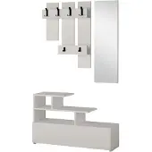Homitis Woody Fashion vestiaire | 100% Melamine Coated | White