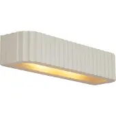 QAZQA Applique murale scandinave beige rectangulaire 2 lumières - Plaster