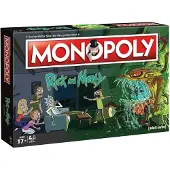 Winning Moves Monopoly Rick and Morty Edition jeu de société jeu allemand