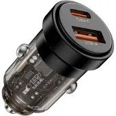 TechProtection Cc03 2-Port Car Charger Pd45W/Qc3.0 Black