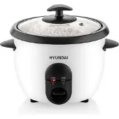 Hyundai Cuiseur à riz HYURC100 I 365W I 800g de riz I Préparation entièrement automatique I Anti-adhésif I Fonction Keep Warm I Verrouillage de sécurité