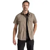 Craghoppers Kiwi Short Sleeve Shirt Beige M Homme