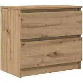 vidaXL Armoire TV Artisan-Chêne 60x35x54 cm Bois composite