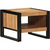 vidaXL Table basse 50x50x38 cm en bois massif d'acacia