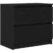 vidaXL Armoire TV noire 60x35x54 cm Bois composite