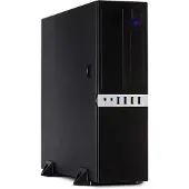 Inter-Tech IT-503, Mini tour, PC, noir, micro ATX, Mini-ITX, métal, bureau à domicile