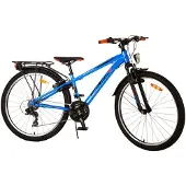 Volare Vélo enfant Cross - Garçons - 26 pouces - Bleu - 21 vitesses - Deux freins à main
