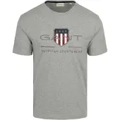 Gant T-Shirt bleu marine / gris chiné / bordeaux / blanc