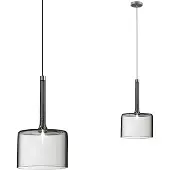 Toolight Lampe Suspendue APP1701-1CP A Grey