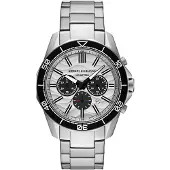 Giorgio Armani Exchange AX1969 Chronographe montre homme en acier inoxydable Chrono date argenté