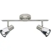 Brilliant Tube spot Lava | spot de plafond intemporel | métal | chrome | orientable | 2x E14 max. 28 W