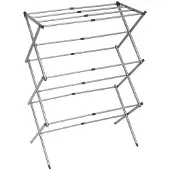 Huismerk Klappbar und Extendable Metal Clothes Dryer mit 3 Levels Cloxy 11 Bars