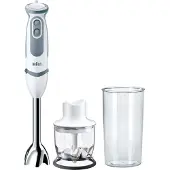 Braun MultiQuick 9 MultiQuick 5 Vario MQ 5220 WH 0,6 L Mélangeur par immersion Gris, Acier inoxydable, Blanc 1000 W