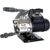 T.I.P. Pumpen Clean Jet 1300 Plus : Pompe de jardin, débit de 4400 l/h, hauteur de refoulement de 50 mètres