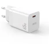 XO Chargeur mural Chargeur de téléphone portable 65W GaN Quick Charger Chargeur rapide blanc sans câble