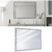 Vicco Miroir mural Kiko Béton 45x60cm, Model 24102