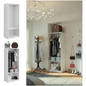 Vicco Armoire à vêtements Elmo Blanc 80x200cm, Model 50199