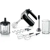 Bosch HomeProfessional MFQ 4885 - Handmixer - 575 W - Black/Chrome (MFQ4885DE)