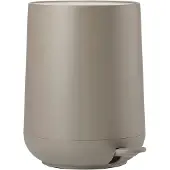 Zone Denmark Seau à cosmétiques 5L Seau de bain Seau à pédale Poubelle à pédale taupe