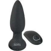 Black Velvets - vibromasseur anal perlé rotatif - silicone noir