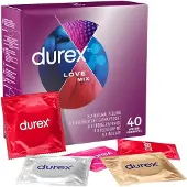 Durex Love Mix - préservatifs assortis - boîte de 40