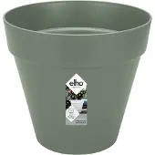 Elho Pot De Fleurs Rond Loft Urban - Plastique Réservoir - Ø30 - Vert