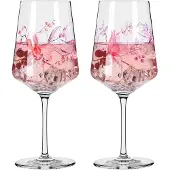 Ritzenhoff Sommersonett Sprizz (O. Koelsch) 2er Set #19 #20 F25, Verres à cocktail, Multicolore, Rose