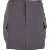 Urban Classics Patched Pocket Short Skirt Gris M Femme