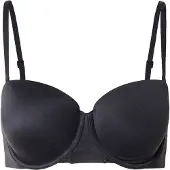 Calvin Klein Lv00qf7537 Strapless Bra Noir 90 / D Femme