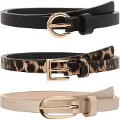 Guido Maria Kretschmer Women Ceinture 'Bianca' beige / noir