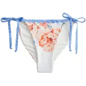 Next Bas de bikini bleu clair / orange clair / blanc