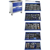 Expert Werkstattwagen XL mit 250 Werkzeugen - 7 Schubladen