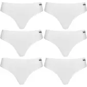 MONT EMILIAN "Nimes" Femmes string Lot de 6 blanc