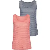 Vivance Haut bleu-gris / abricot